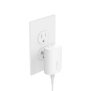 ADAPTADOR BELKIN WALL CHARGER 30W CON CABLE USB-C TO LGT WHITE (WCA005DQ1MWH-B5)