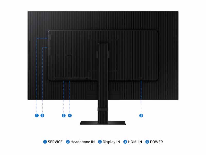 MONITOR FLAT SAMSUNG 32" VIEWFINITY S70D GAMING LED/HDMI/DP/UHD BLACK (LS32D702EANXGO)