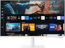 MONITOR FLAT SAMSUNG 27" M7 SMART/HDMI/USB-C/4K-UHD WHITE(LS27CM701UNXZA)