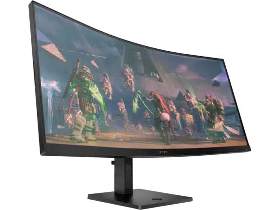 MONITOR CURVED HP 34" OMEN GAMING LED/HDMI/DP/WQHD BLACK (780K8AA)