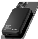 CARGADOR KLIPX POWERBANK WIRELESS MAGNETIC 10K/USB-C BLACK (KPB-600)