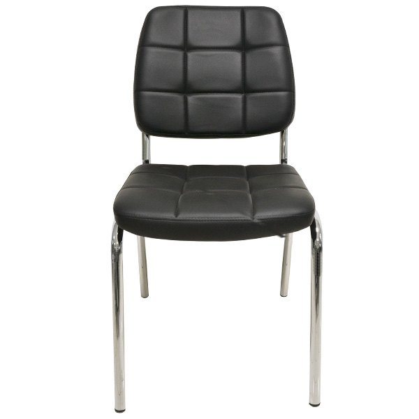 SILLÓN DE ESPERA STARKEN EN PIEL BLACK (B-33)