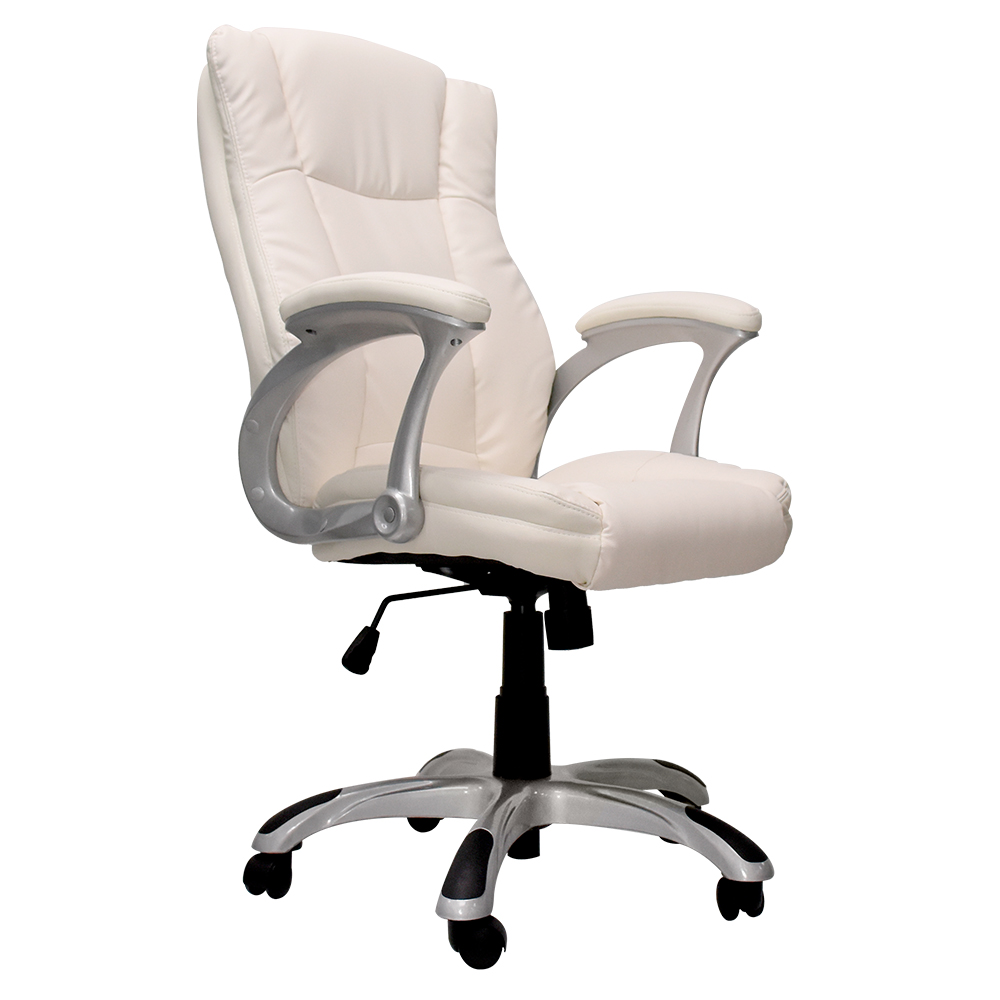 SILLÓN EJECUTIVO STARKEN WHITE PU (HLC-0631L-1)