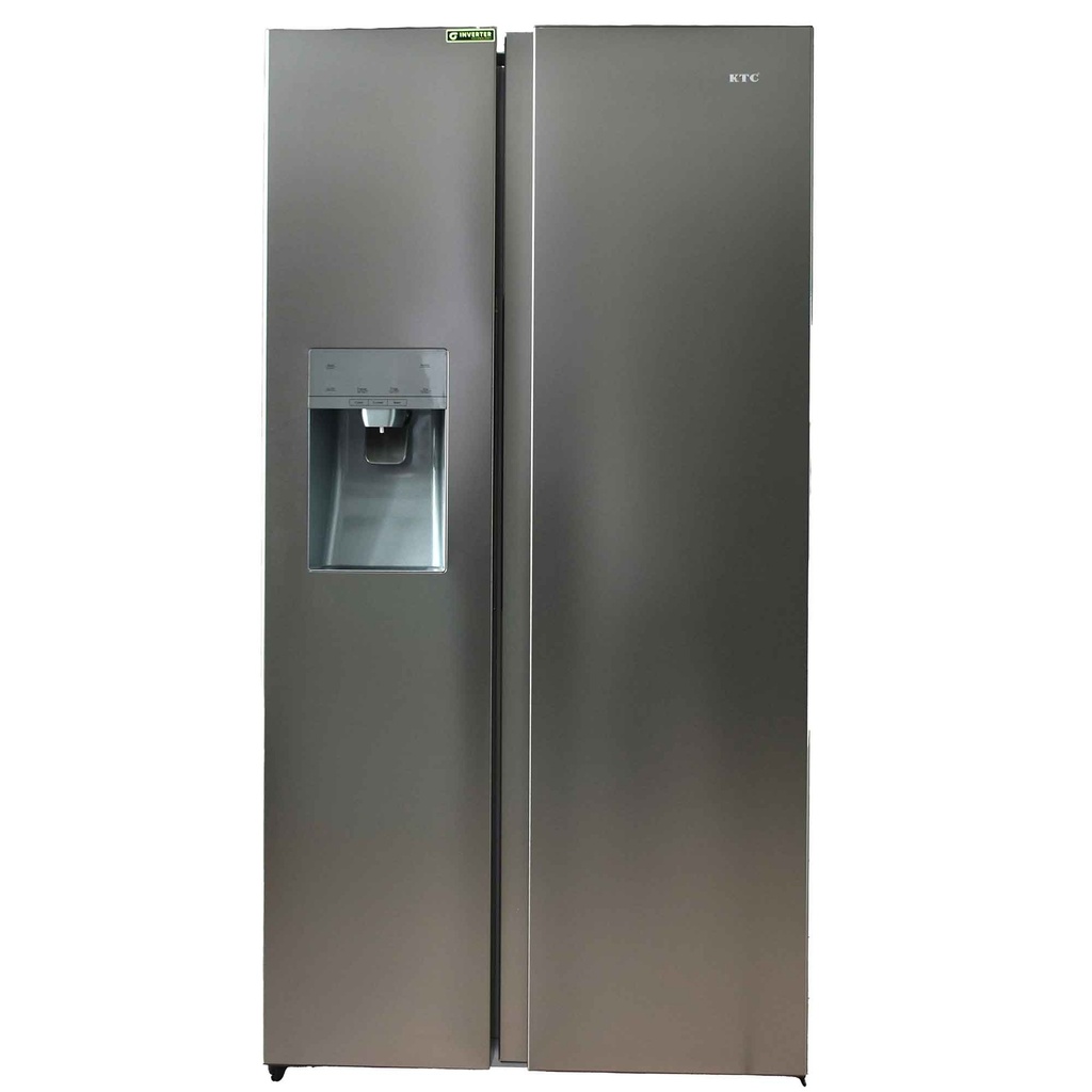 NEVERA KTC RC-70WS SIDE BY SIDE 18.9FT3 CON DISPENSADOR DE AGUA ICE MAKER