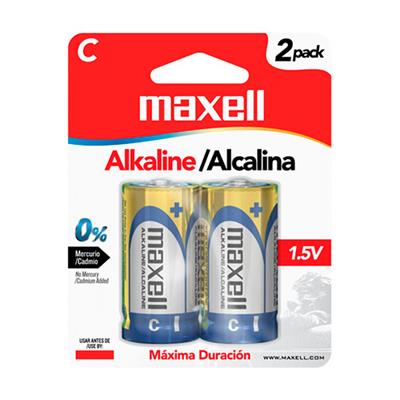 BATERÍA MAXELL LR20 ALCALINA 1.5V (2PACK)(723020)