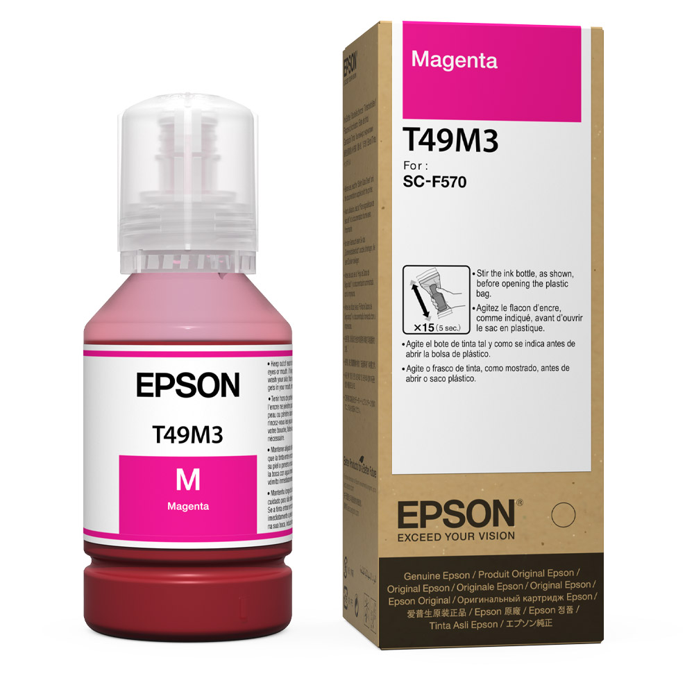 BOTELLA DE TINTA EPSON #T49M3 PARA F170/F570 MAGENTA 140 ML (T49M320)