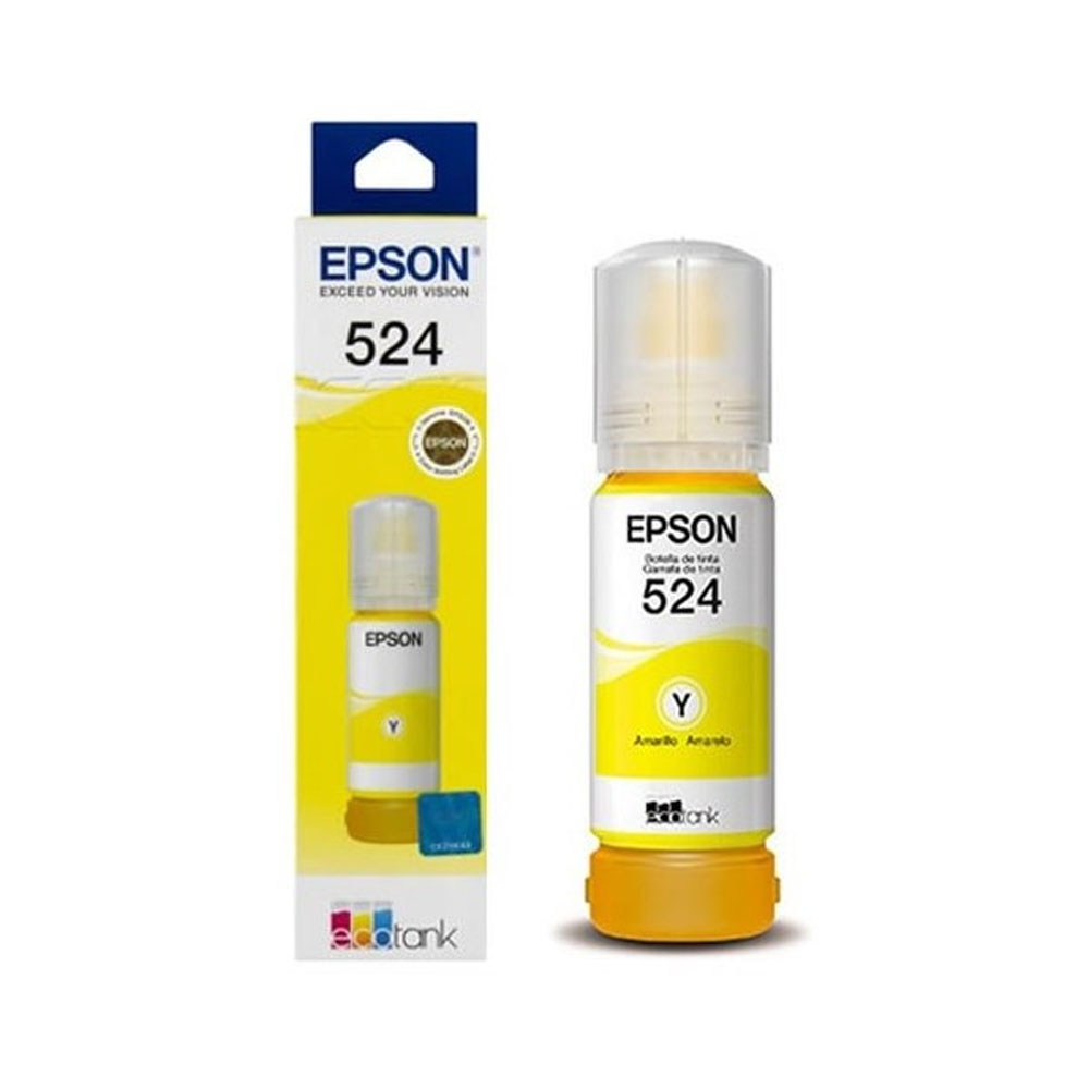 BOTELLA DE TINTA EPSON (T524) PARA L15150/L15160/L6490 YELLOW (T524420-A)