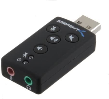 ADAPTADOR SABRENT USB 2.0 EXTERNAL SURROUND SOUND (AU-MMSA -USB-A)