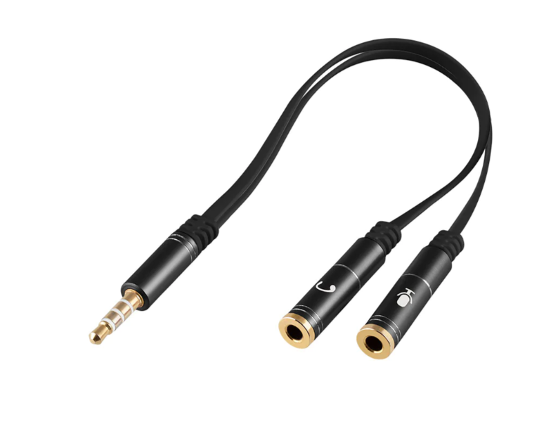 CABLE ARGOM 6FT AUDIO 3.5MM MALE TO FEMALE 3.5MM BLACK (ARG-CB-0029)