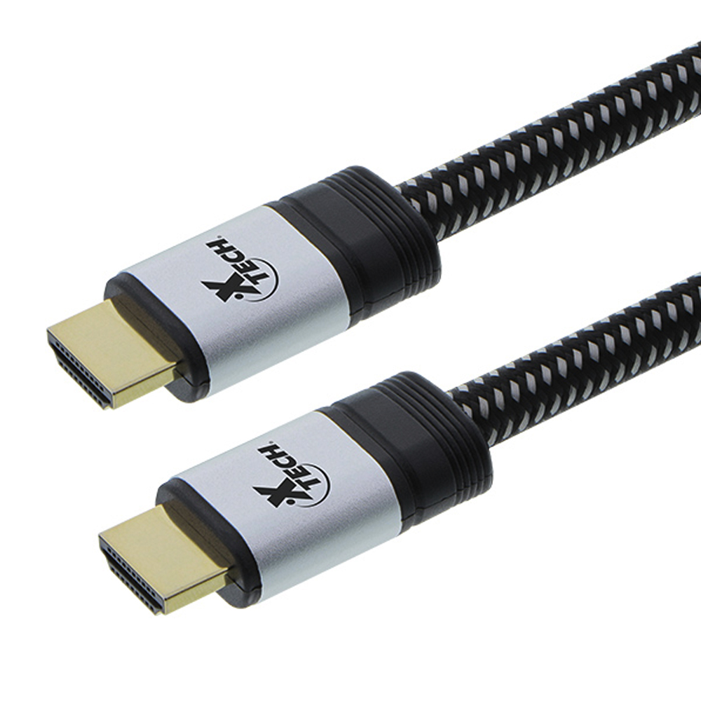 CABLE XTECH 6FT HDMI MALE TO HDMI MALE SPEED BRAIDED (XTC-626)