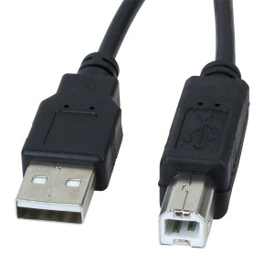 CABLE XTECH 6FT USB 2.0 A-MALE TO B-MALE BLACK (XTC-307)