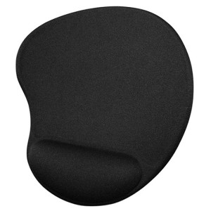 MOUSE PAD KLIPX CON SOPORTE EN GEL BLACK (KMP-100B)