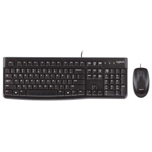 TECLADO/MOUSE LOGITECH CLASSIC MK120 SPA/USB/BLACK (920-004428)