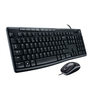 TECLADO/MOUSE LOGITECH MK200 SPA USB BLACK (920-002716)