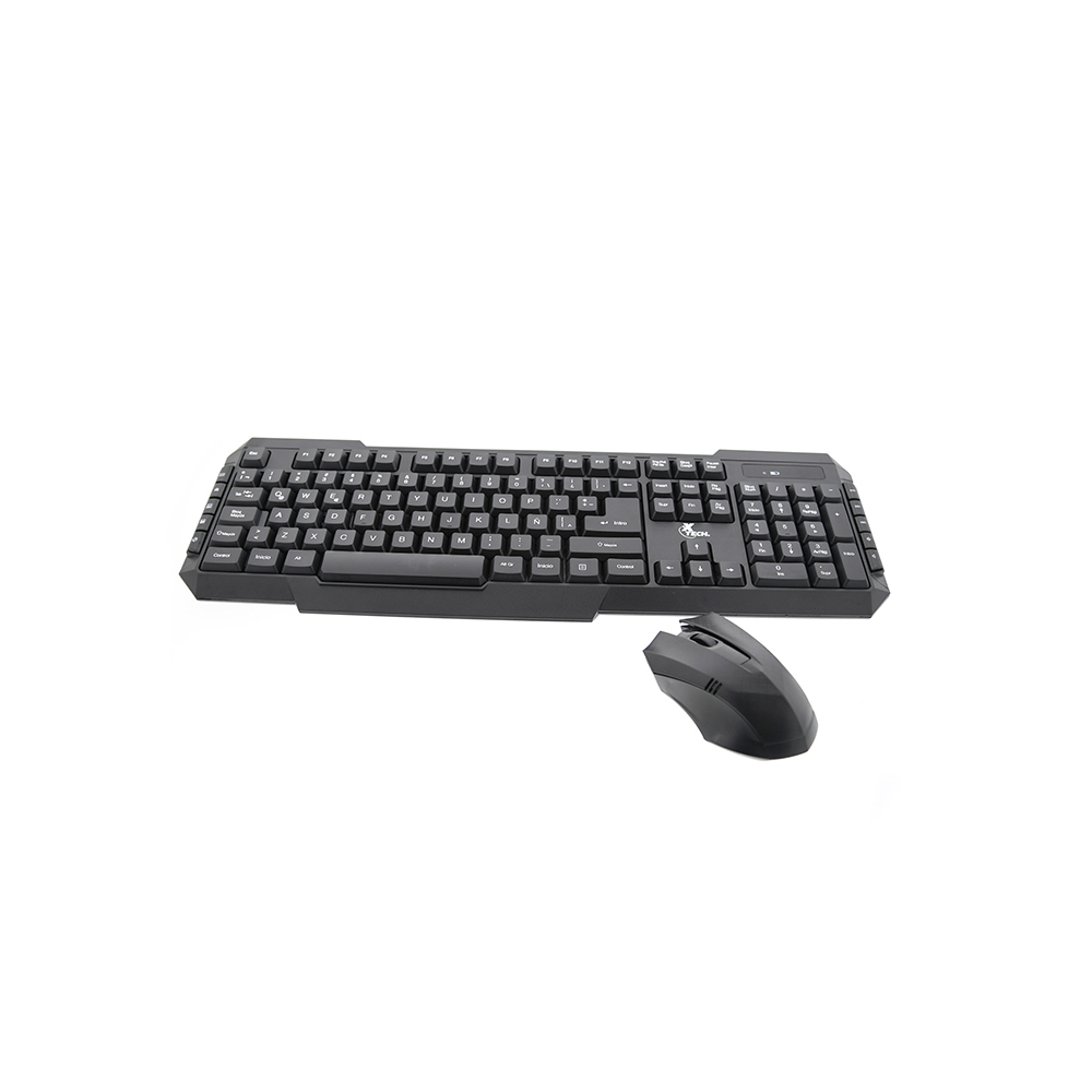 TECLADO/MOUSE XTECH MULTIMEDIA SPA WIRELESS BLACK (XTK-309S)