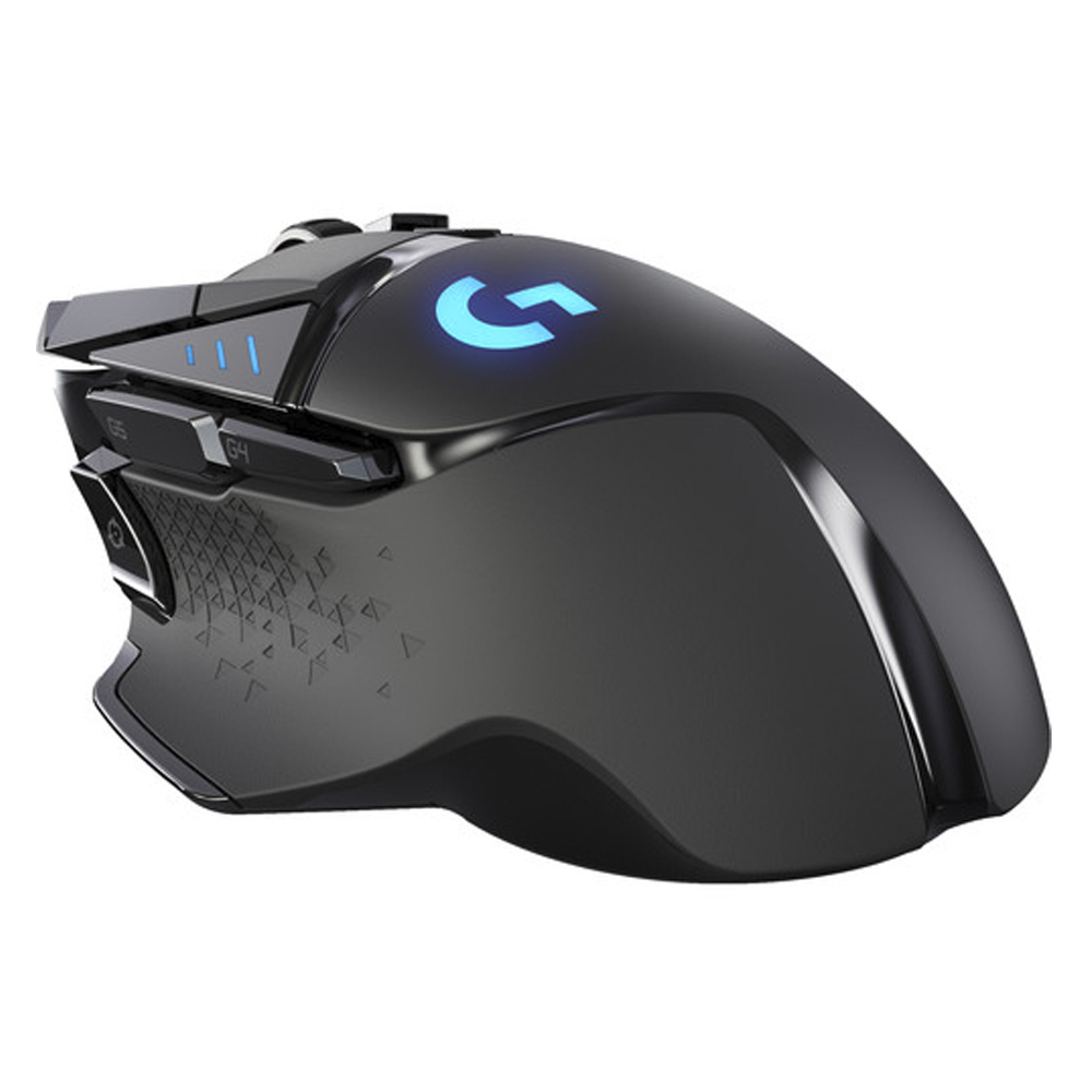 MOUSE GAMING LOGITECH G502 LIGHTSPEED WIRELESS BLACK (910-005565)