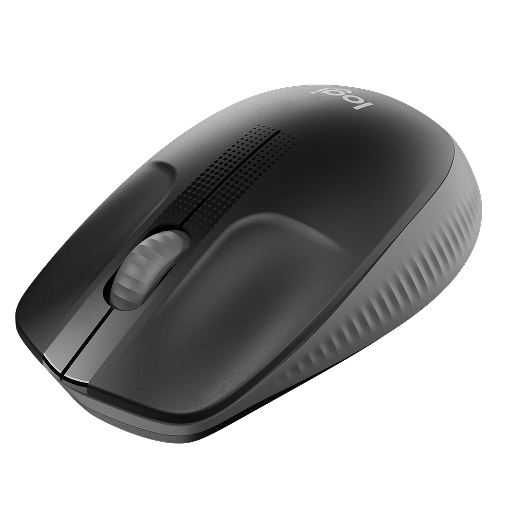 MOUSE LOGITECH M190 FULL-SIZE WIRELESS BLACK (910-005902)