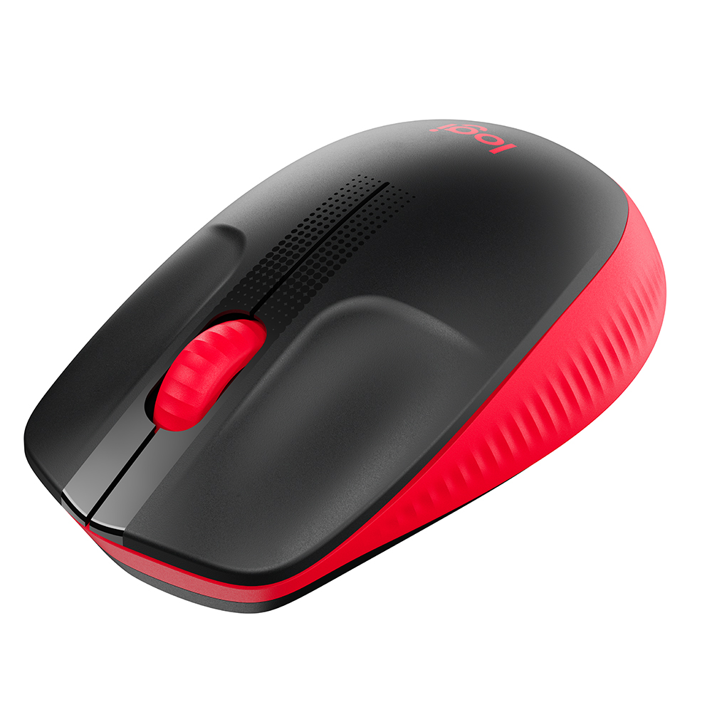 MOUSE LOGITECH M190 FULL-SIZE WIRELESS RED(910-005904)