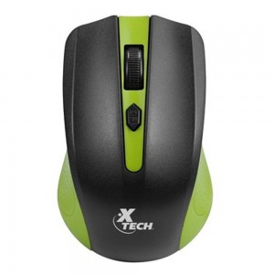 MOUSE XTECH ÓPTICO GALOS WIRELESS GREEN (XTM-310GN)