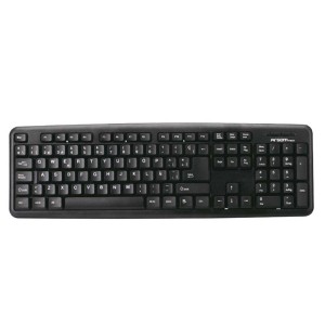 TECLADO ARGOM CLASSIC SPA USB BLACK (ARG-KB-7414)