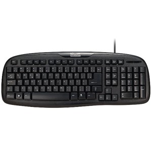 TECLADO KLIPX STYLUS STD SPA USB BLACK (KKS-050S)