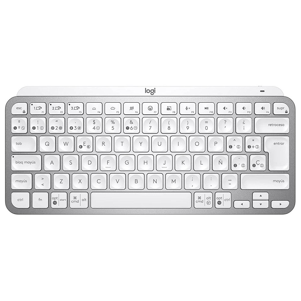 TECLADO LOGITECH MX KEYS MINI SPA WIRELESS GRAY (920-010477)