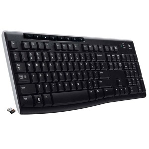 TECLADO LOGITECH K270 SPA WIRELESS BLACK (920-004426)