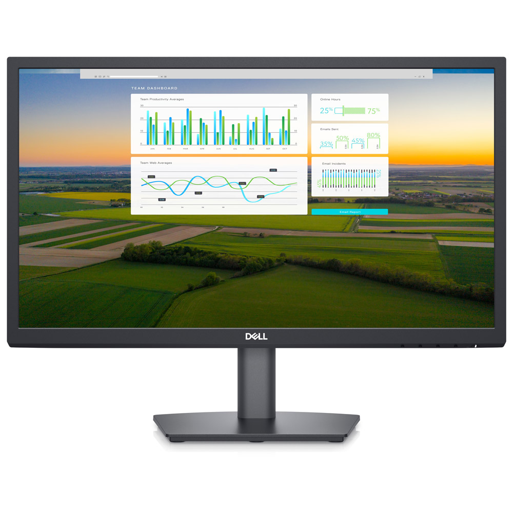 MONITOR FLAT DELL 22" E2222H LED/LCD/VGA/DP/FHD BLACK (210-BBBO)