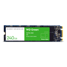 DISCO SSD WESTERN DIGITAL 240GB M.2 2280/GREEN (WDS240G3G0B)