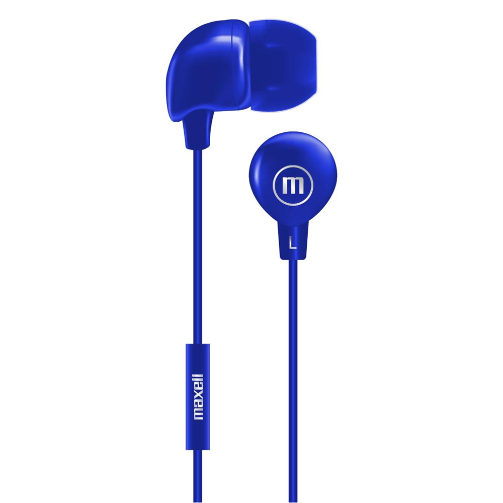 EARPHONES MAXELL IN-BAX AUDIO 3.5MM BLUE (347948)