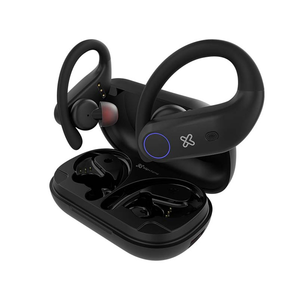 EARBUDS KLIPX  SPORT TWS WITH CHARGING CASE WIRELESS BLACK (KTE-500BK)