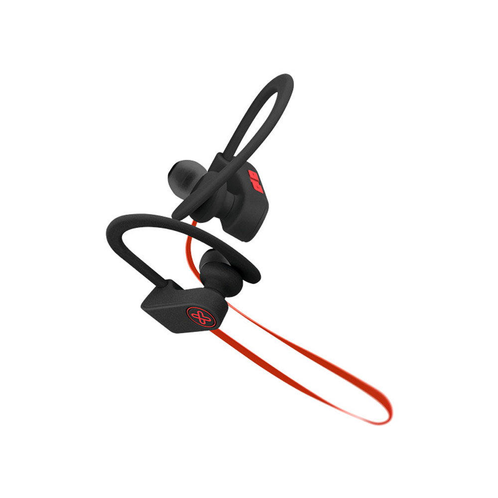 EARPHONES KLIPX JOGBUDZ SPORTS WIRELESS BLACK-RED (KSM-150RD)