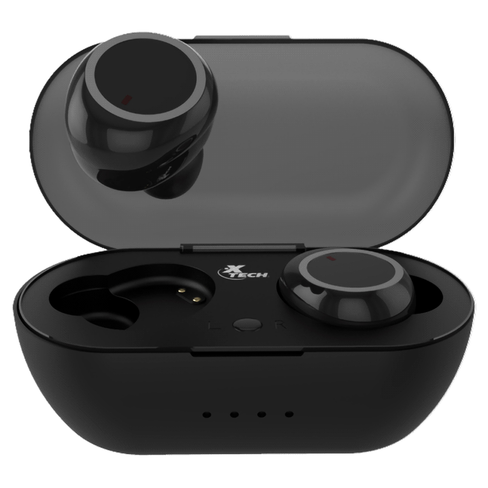 EARBUDS XTECH VOXDOTS WLS-BT WITH CHARGING WIRELESS BLACK (XTH-700)