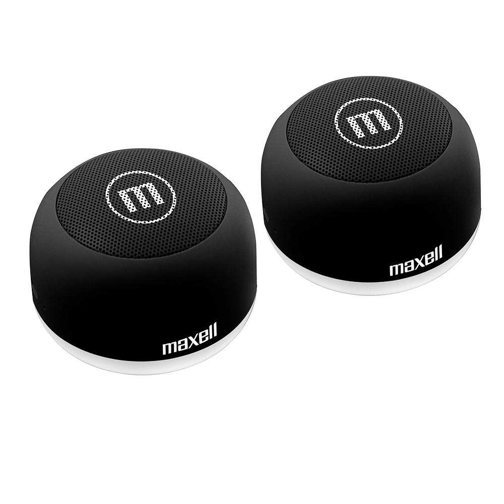 BOCINA MAXELL BT-TWS MINI SPEAKER LED BLACK (348468)