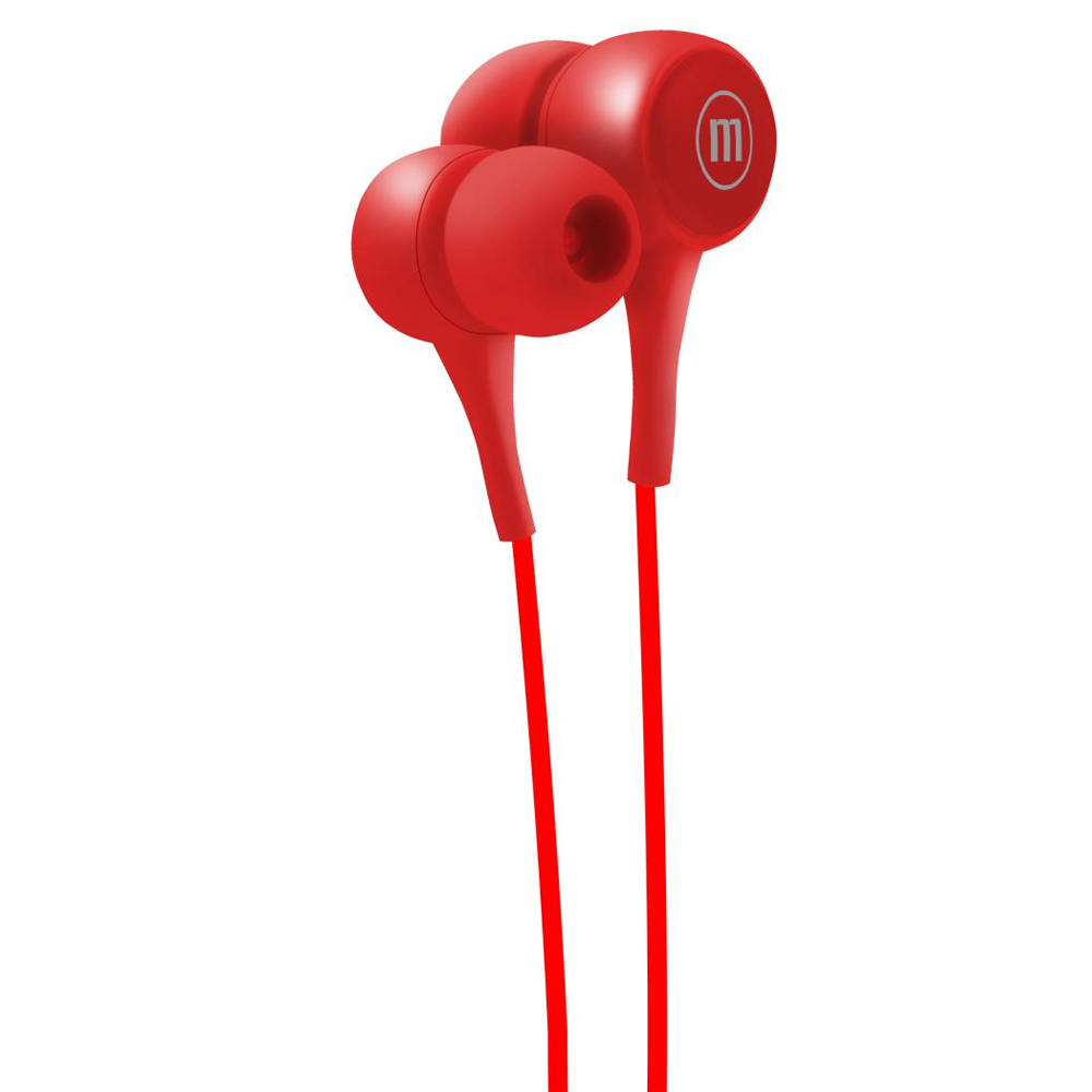 EARPHONES MAXELL IN-POP AUDIO 3.5MM RED (348442)