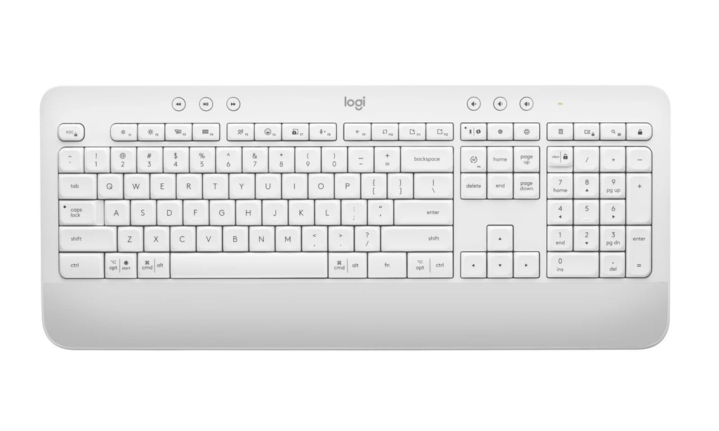 TECLADO LOGITECH MX K650 ENG WIRELESS WHITE  (920-010962)