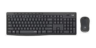 TECLADO/MOUSE WIRELESS LOGITECH MK295 SILENT BLACK (920-009792)