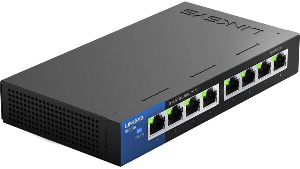 SWITCH LINKSYS 8 PORT METALLIC GIGABIT (SE3008)