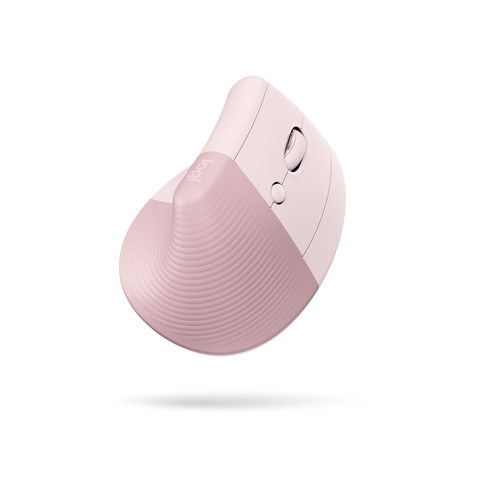 MOUSE LOGITECH ERGONÓMICO LIFT VERTICAL WIRELESS ROSE (910-006472)