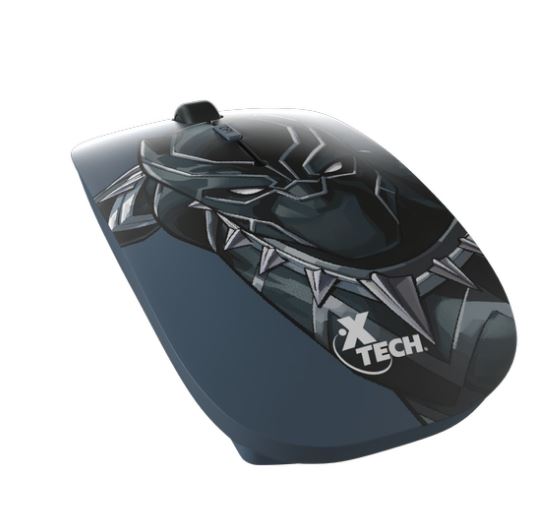 MOUSE XTECH OPTICO BLACK PANTHER WIRELESS BLACK (XTM-M340BP)