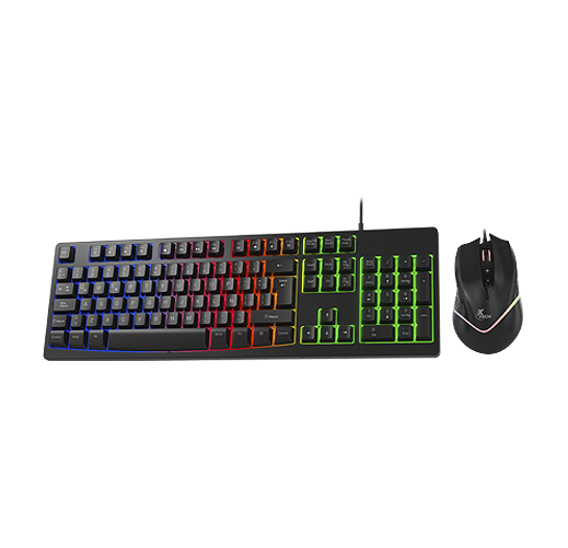 TECLADO/MOUSE XTECH GAMING HASHA MULTIMEDIA WIRED SPANISH (XTK-535S)