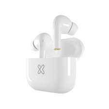 EARPHONES KLIPX TUNEFIBUDS SMART TOUCH W/CHARGING CASE WIRELESS WHITE (KTE-050WH)