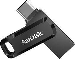 PEN DRIVE SANDISK ULTRA 64GB DUAL DRIVE GO USB/USB C BLACK (SDDDC3-064G-G46)