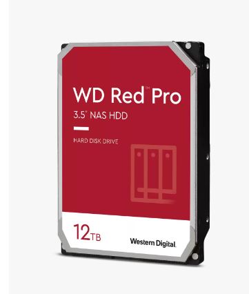 DISCO SAS WESTERN DIGITAL 12TB/3.5"/7200 RPM NAS HATD DRIVE (WD121KFBX)