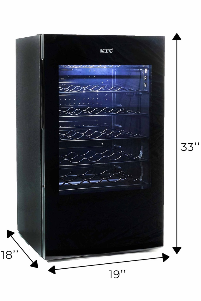 VINERA KTC WINE COOLER 34-BOTTLES (JC-94)