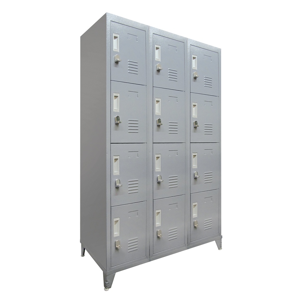 LOCKER STARKEN 12 PUERTAS EN POLYMETAL GRAY (HX-A12)