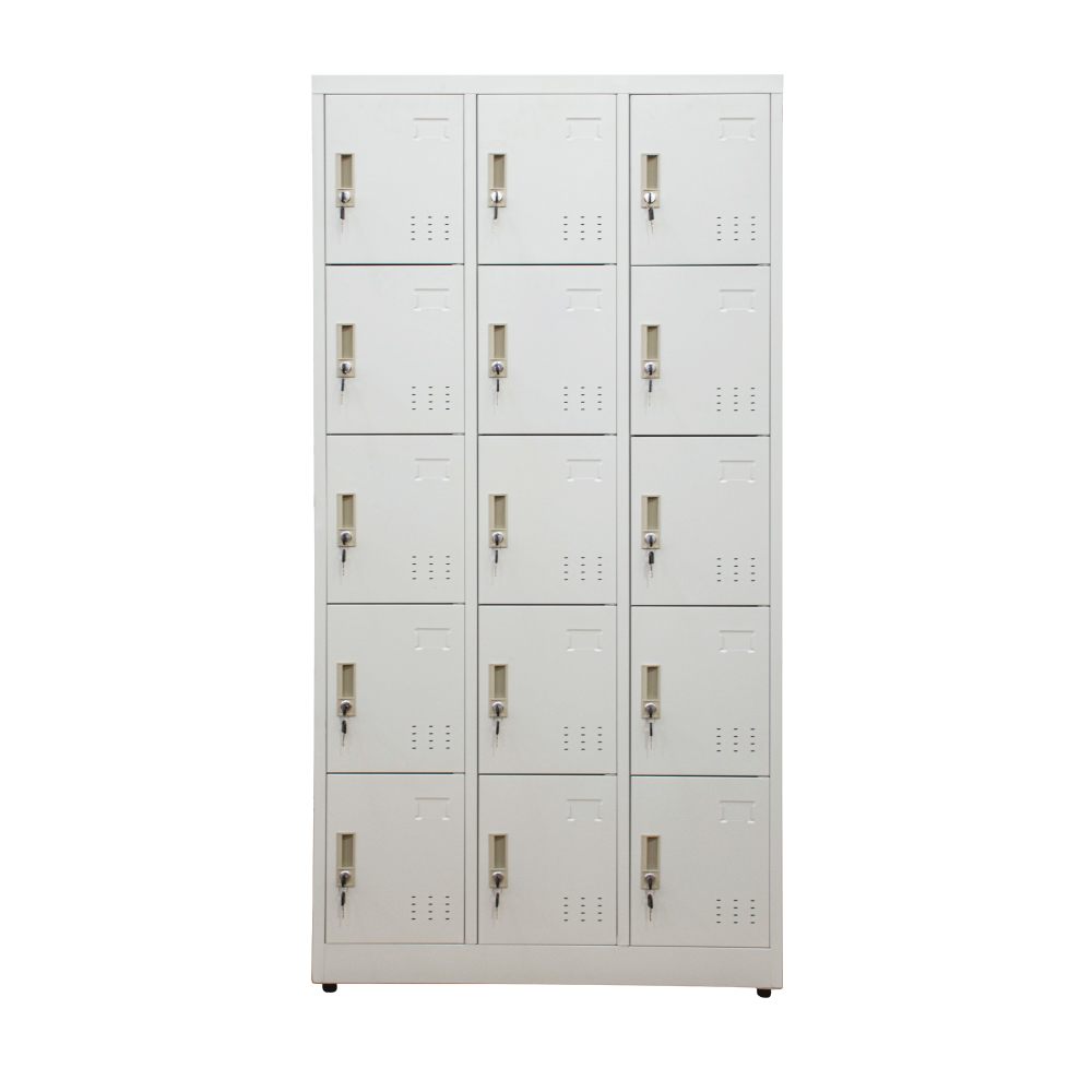 LOCKER STARKEN 15 PUERTAS EN POLYMETAL GRAY (HX-A15)