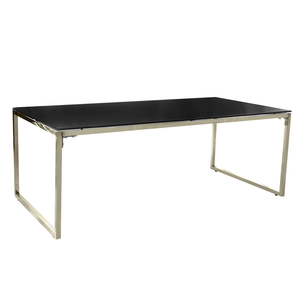 MESA DE CENTRO STARKEN GLASS TOP BLACK (DC-T015)