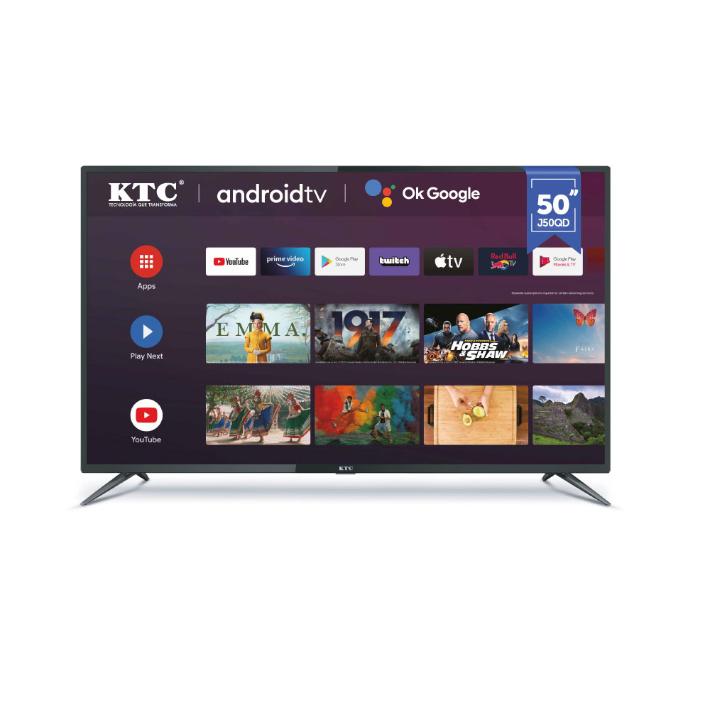 TELEVISOR KTC 50" SMART 4K UHD/QLED/HDMIx3/USBx2/AND11/GOOGLE TV (J50QD)