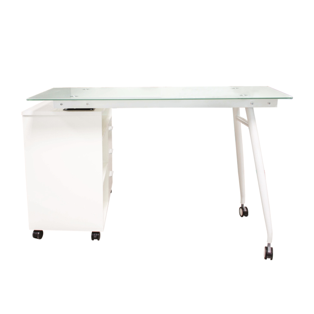 MUEBLE (PC) STARKEN EN MDF GLASS TOP WHITE (GF-141)